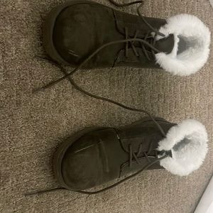 Winter, fur ankle boot
